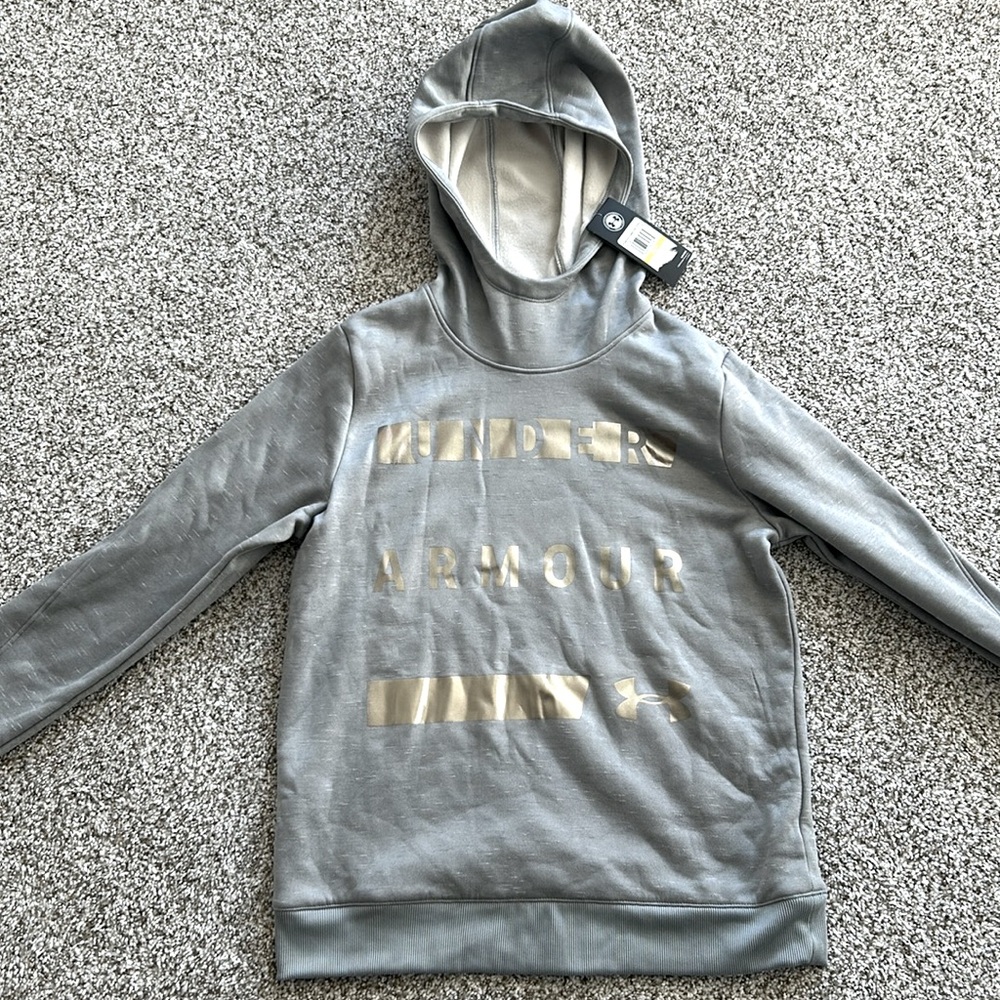 Grey Under Armour hoodie